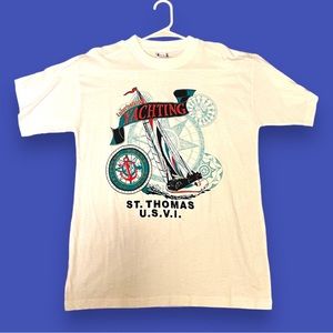 International Yachting St. Thomas US Virgin Islands Short Sleeve T-Shirt Large